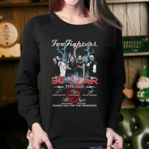 Foo Fighters 30 Years 1994 – 2024 Thank You For The Memories T-shirt