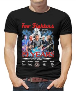 Foo Fighters Rip Taylor Hawkins 29 Years 1994-2023 Thank You For The Memories Signatures Shirt Foo Fighters Rip Taylor Hawkins 29 Years 1994-2023 Thank You For The Memories Signatures Shirt