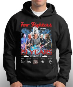 Foo Fighters Rip Taylor Hawkins 29 Years 1994 2023 Thank You For The Memories Signatures Shirt 3
