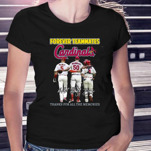 Forever Teammates St Louis Cardinals Thanks For All The Memories T-shirt