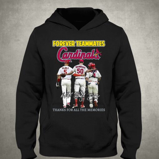 Forever Teammates St Louis Cardinals Thanks For All The Memories T-shirt