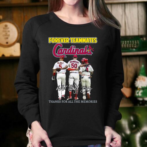 Forever Teammates St Louis Cardinals Thanks For All The Memories T-shirt