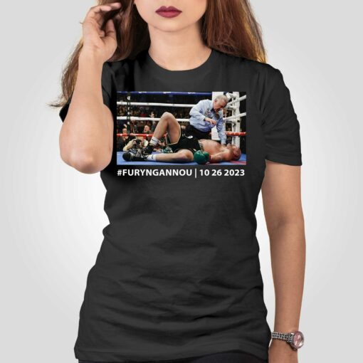 Francis Ngannou Wear Tyson Fury Ngannou 10 26 2023 T-shirt