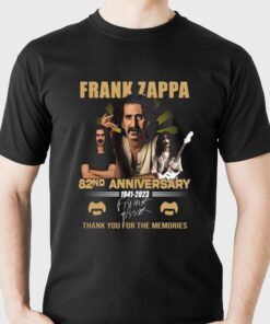 Frank Zappa 82nd Anniversary 1941 – 2023 Thank You For The Memories T-shirt Frank Zappa 82nd Anniversary 1941 – 2023 Thank You For The Memories T-shirt