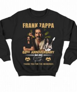 Frank Zappa 82nd Anniversary 1941 – 2023 Thank You For The Memories T-shirt 3 Frank Zappa 82nd Anniversary 1941 2023 Thank You For The Memories T shirt 4