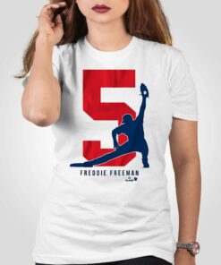 Freddie Freeman 5 Los Angeles T-shirt Freddie Freeman 5 Los Angeles T-shirt