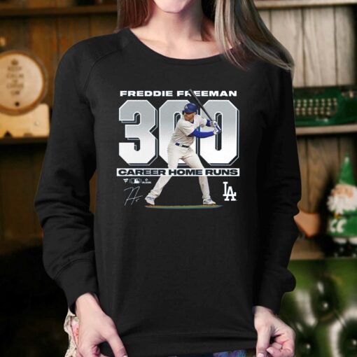 Freddie Freeman Los Angeles Dodgers 300 Career Home Runs T-shirt