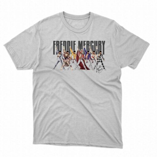 Freddie Mercury Dancing Signature Unisex T-shirt