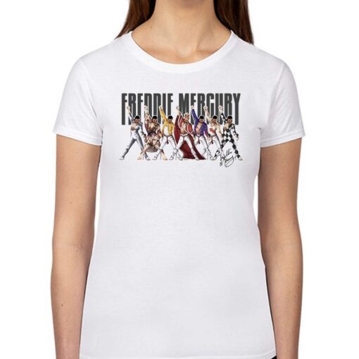 Freddie Mercury Dancing Signature Unisex T-shirt