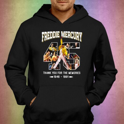 Freddie Mercury Thank You For The Memories 1946 – 1991 T-shirt