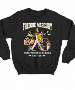 Freddie Mercury Thank You For The Memories 1946 – 1991 T-shirt 3 Freddie Mercury Thank You For The Memories 1946 1991 T shirt 4