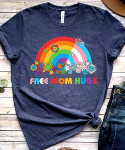 Free Mom Hugs T-shirt Proud Mom Apparel Rainbow Gay Pride Free Mom Hugs T-shirt Proud Mom Apparel Rainbow Gay Pride