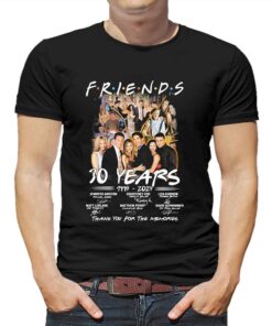 Friends Tv Series 30 Years 1994-2024 Thank You For The Memories Signatures Shirt Friends Tv Series 30 Years 1994-2024 Thank You For The Memories Signatures Shirt