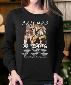 Friends Tv Series 30 Years 1994 2024 Thank You For The Memories Signatures Shirt 4