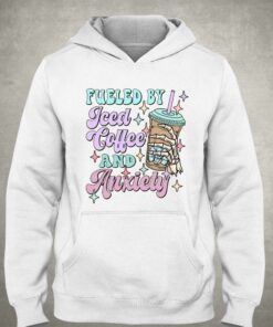 Fueled By Iced Coffee And Anxiety Comfort Colors T shirt 3