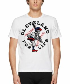 Funny Cleveland For Life Skeleton Shirt Funny Cleveland For Life Skeleton Shirt