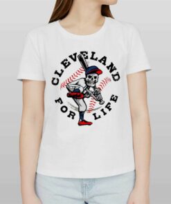 Funny Cleveland For Life Skeleton Shirt Funny Cleveland For Life Skeleton Shirt
