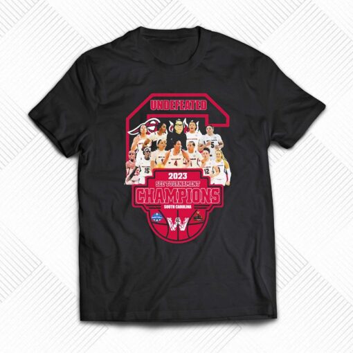 Gamecock Undefeated 2023 Sec Tournament Champions South Carolina Shirt