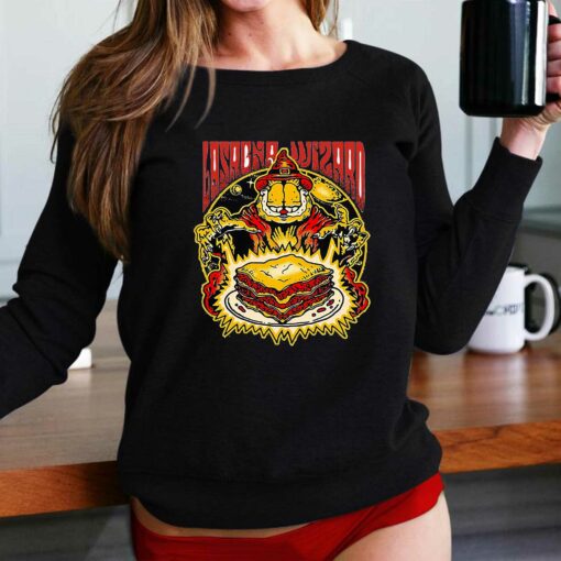 Garfield And Lasagna Lasagna Wizard Art Shirt