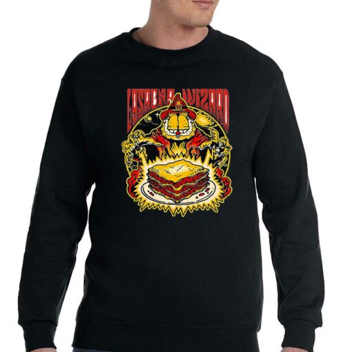 Garfield And Lasagna Lasagna Wizard Art Shirt