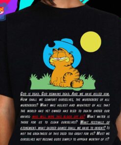 Garfield Cowboy Shirt God Is Dead Shirts That Go Hard Meme Garfield Cowboy Shirt God Is Dead Shirts That Go Hard Meme