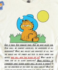Garfield Cowboy Shirt God Is Dead Shirts That Go Hard Meme 3