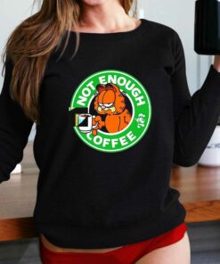 Garfield Not Enough Coffee T-shirt Garfield Not Enough Coffee T-shirt
