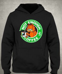 Garfield Not Enough Coffee T-shirt 2 Garfield Not Enough Coffee T shirt 3