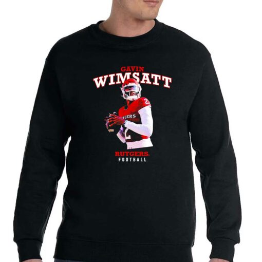 Gavin Wimsatt Rutgers Scarlet Knights Football Shirt