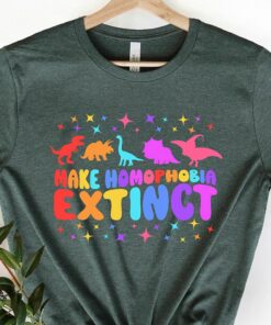 Gay Pride Make Homophobia Extinct Shirt