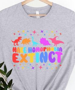 Gay Pride Make Homophobia Extinct Shirt