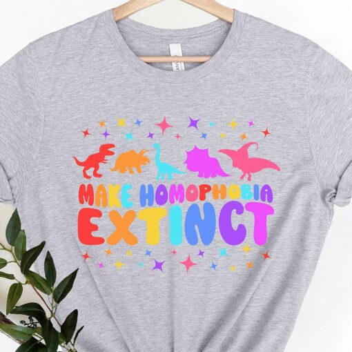 Gay Pride Make Homophobia Extinct Shirt