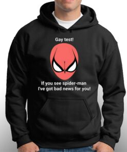 Gay Test Spider Man T-shirt 2 Gay Test Spider Man T shirt 3