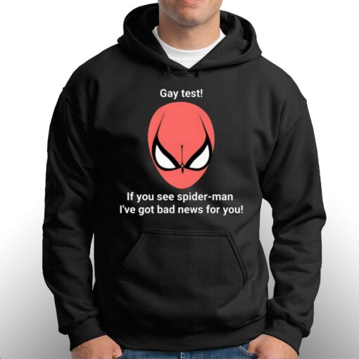 Gay Test Spider Man T-shirt