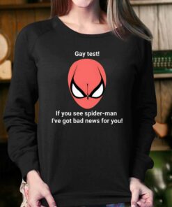Gay Test Spider Man T-shirt 3 Gay Test Spider Man T shirt 4