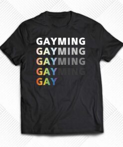 Gayming Gay T-shirt Gayming Gay T-shirt