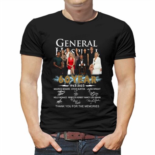 General Hospital 60 Year 1963-2023 Thank You For The Memories T-shirt