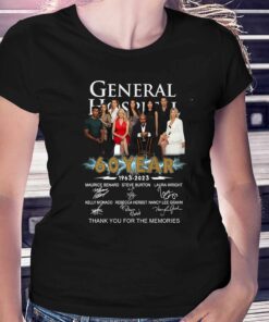 General Hospital 60 Year 1963-2023 Thank You For The Memories T-shirt General Hospital 60 Year 1963-2023 Thank You For The Memories T-shirt