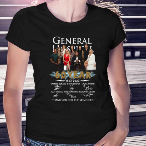 General Hospital 60 Year 1963-2023 Thank You For The Memories T-shirt