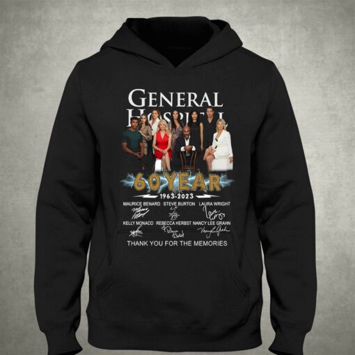 General Hospital 60 Year 1963-2023 Thank You For The Memories T-shirt