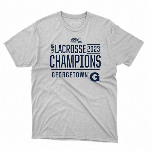 Georgetown Hoyas 2023 Big East Mens Lacrosse Champions T-shirt