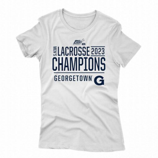 Georgetown Hoyas 2023 Big East Mens Lacrosse Champions T-shirt