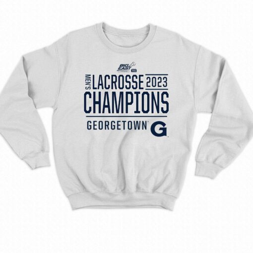 Georgetown Hoyas 2023 Big East Mens Lacrosse Champions T-shirt