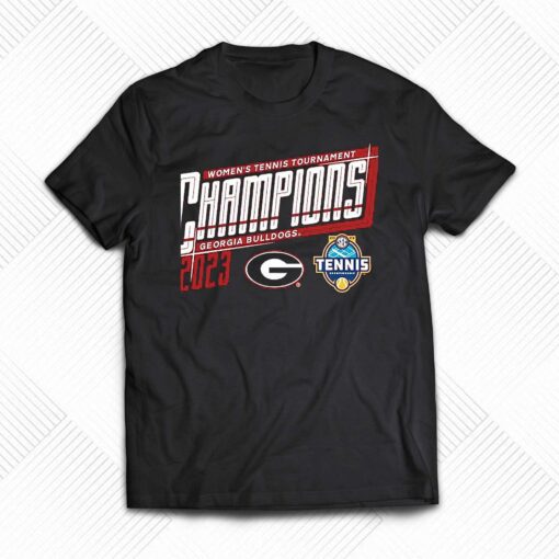 Georgia Bulldogs 2023 Sec Tennis Womens Tournament Champions Shirt