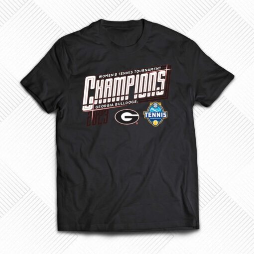 Georgia Bulldogs 2023 Sec Women’s Tennis Champions T-shirt