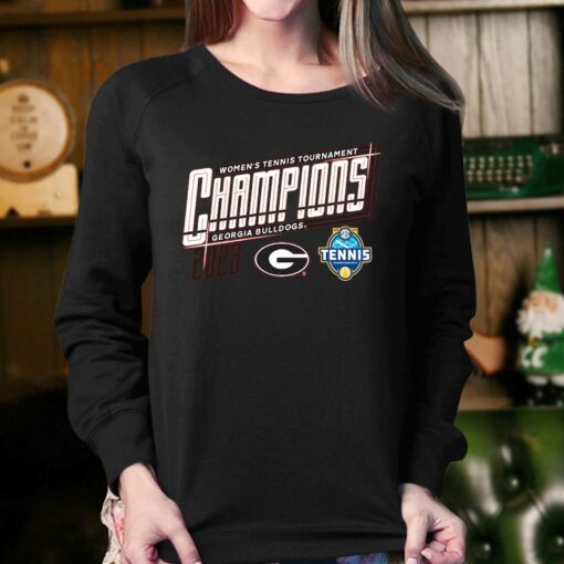 Georgia Bulldogs 2023 Sec Women’s Tennis Champions T-shirt