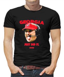 Georgia Bulldogs Kirby Smart Just Did It Again Shirt Georgia Bulldogs Kirby Smart Just Did It Again Shirt
