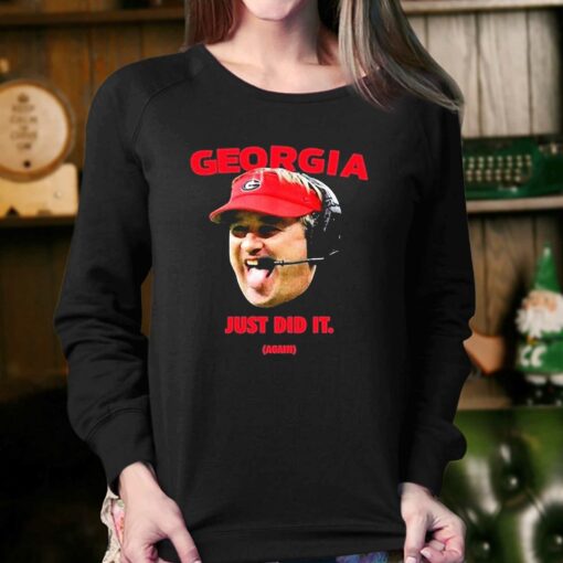 Georgia Bulldogs Kirby Smart Just Did It Again Shirt