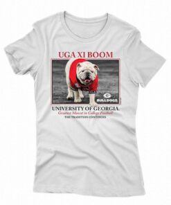 Georgia Bulldogs Uga Xi Boom T-shirt 1 Georgia Bulldogs Uga Xi Boom T shirt 2