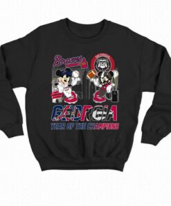 Georgia Bulldogs Vs Atlanta Braves Georgia Year Of The Champions T-shirt 3 Georgia Bulldogs Vs Atlanta Braves Georgia Year Of The Champions T shirt 4